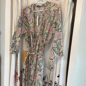 Lilla P Floral Patterned Kimono